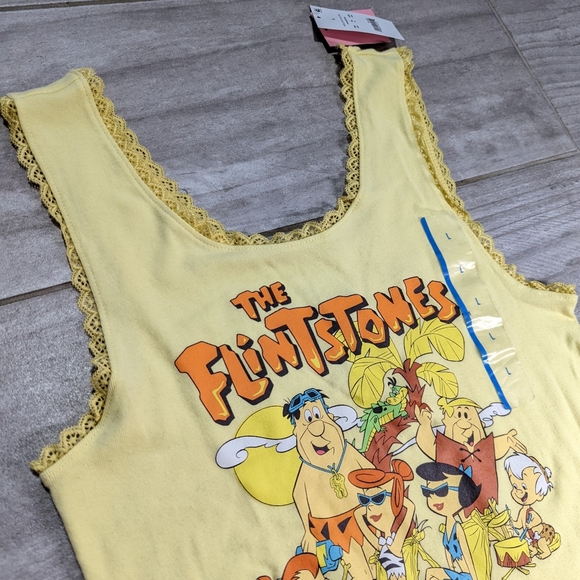 Flintstones Yellow Tank Top youth size - Picture 3 of 5